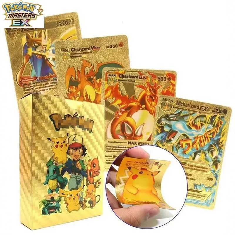 Pokemon 55 Gold Foil Cards PVC Pokmon Trading Cards... From 6,43  | DHgate