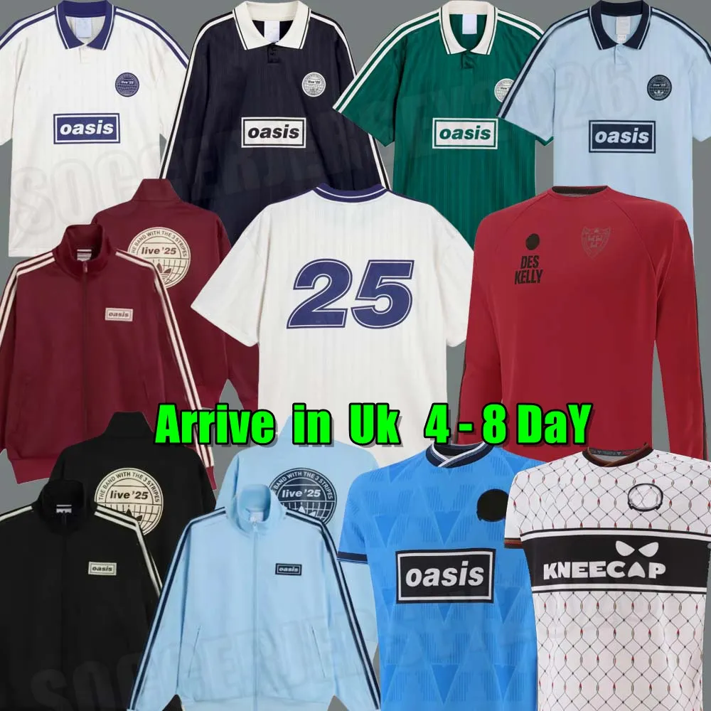 Oasis Tour 25/26 Jacquard Jersey Soccer Maillot De Foot Black