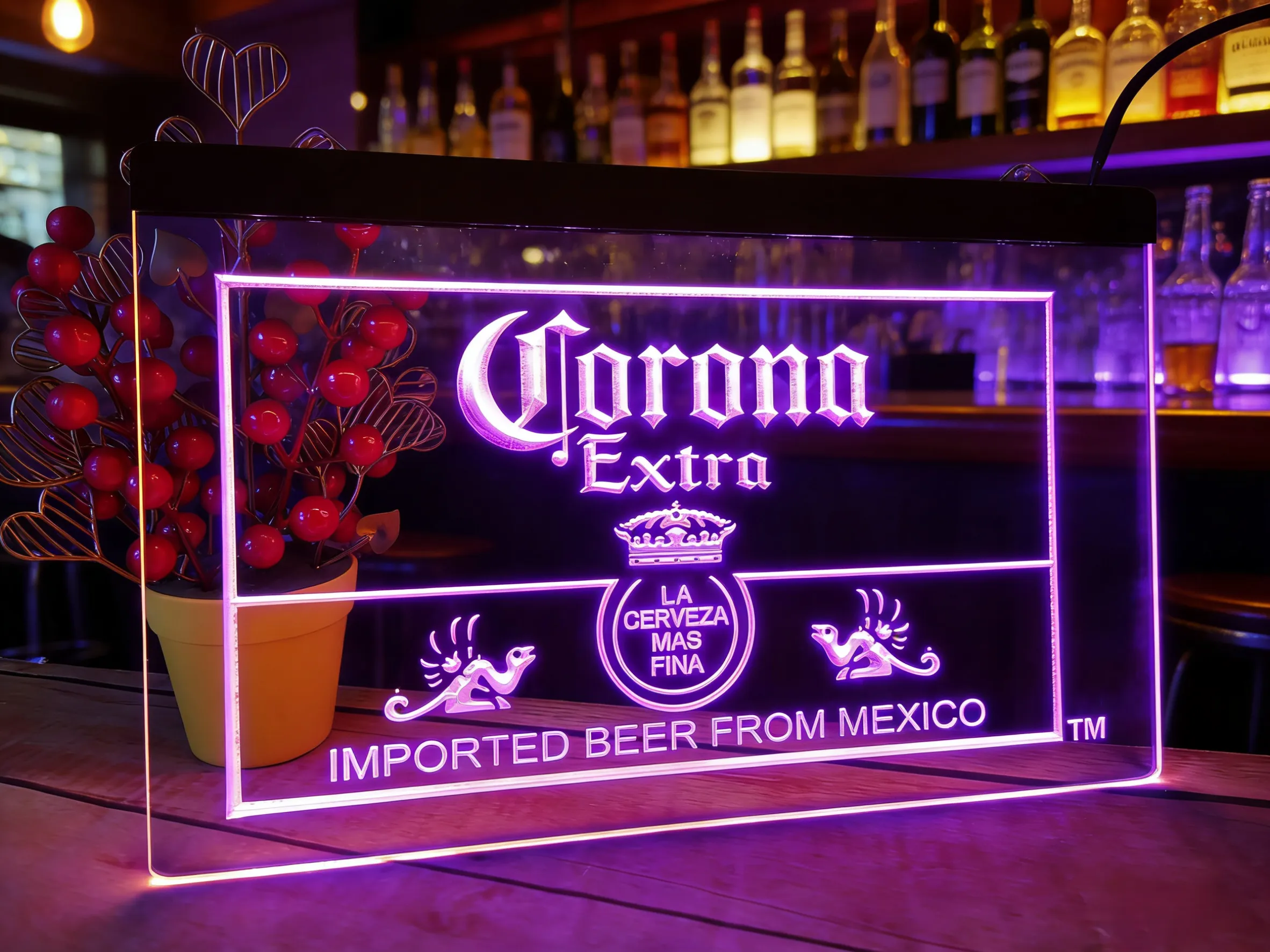 Corona Extra Neon Sign LED Light Mexican Beer Bar From