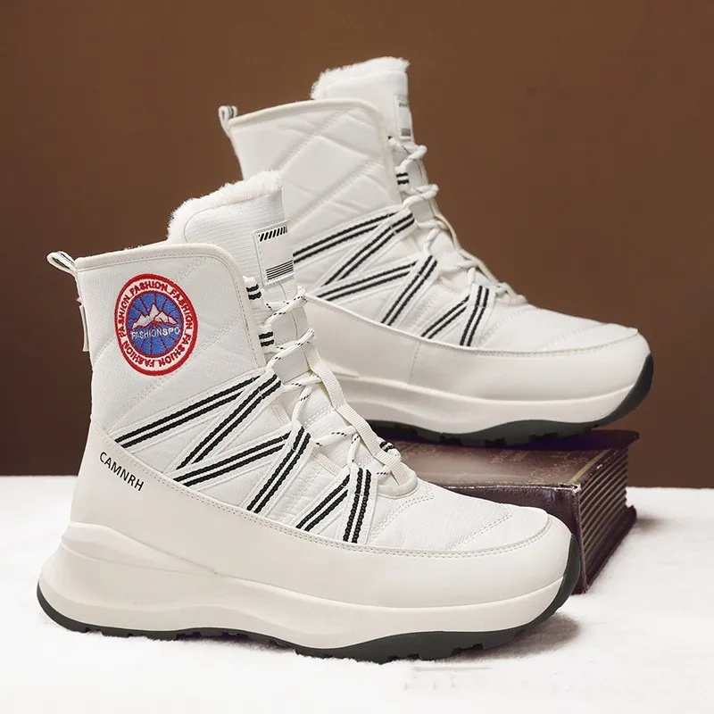 2026 Luxury Boot Men Women Winter Plush Lined Waterproof Anti Slip Snow Boots Extra Thick Warm Cold Weather Shoes Free_voghion.com