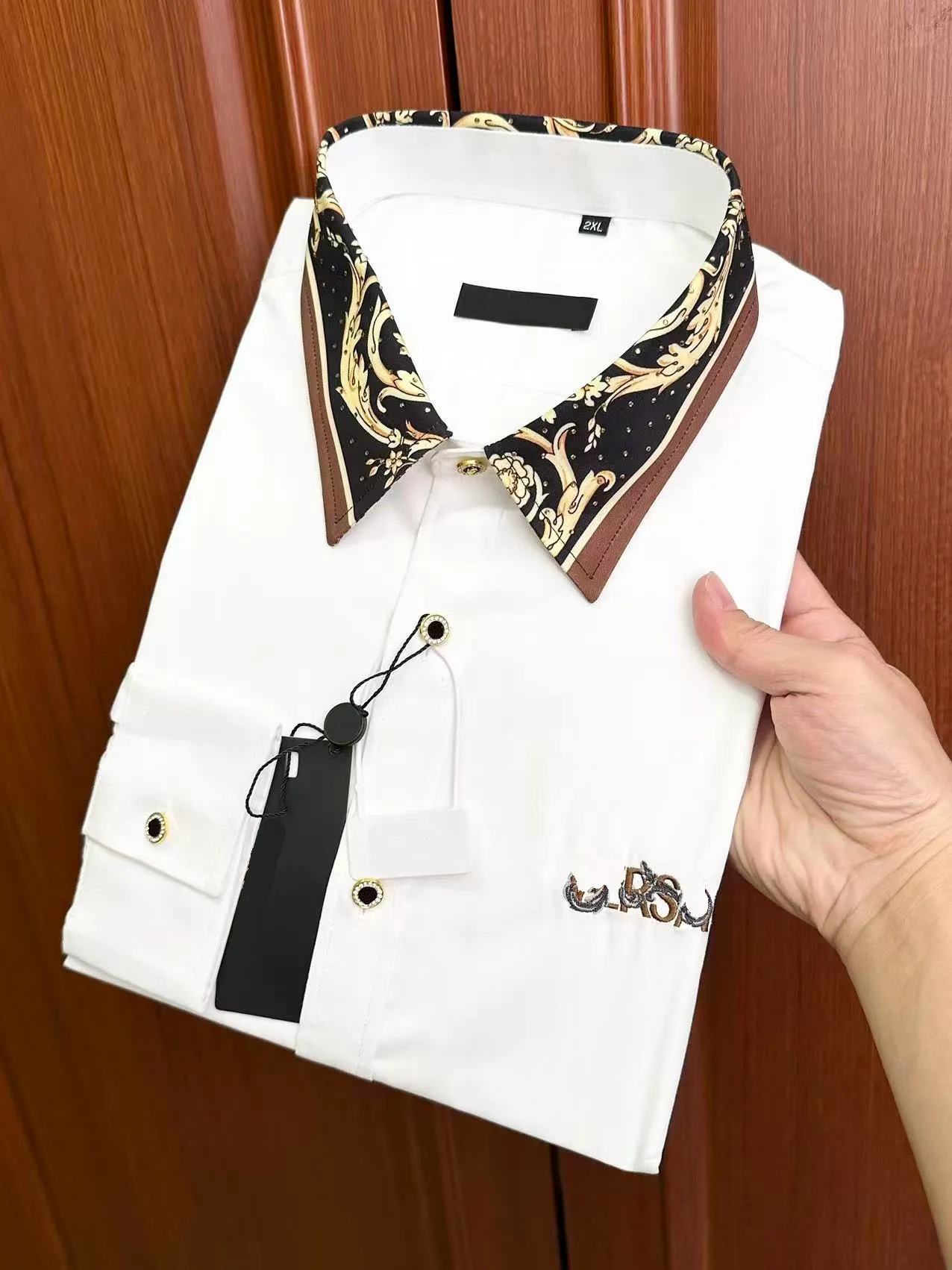 Collar Luxury Dress Shirts Brands Men Casual Shirt Shirts Mens Dress Shirt From Yolowear