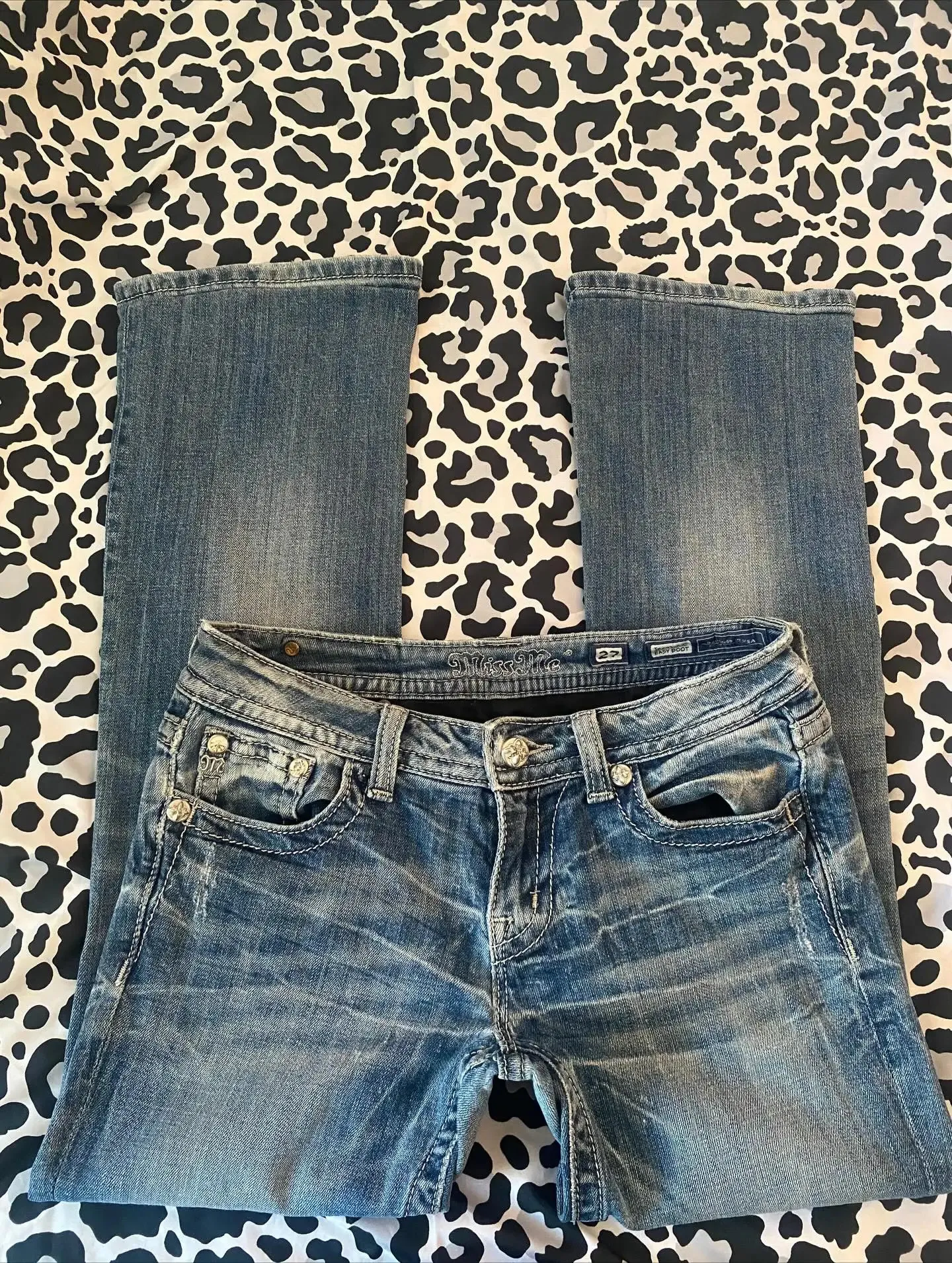 Y2K Studded Rhinestone Slim Fit Jeans For Men And... From Huan02 