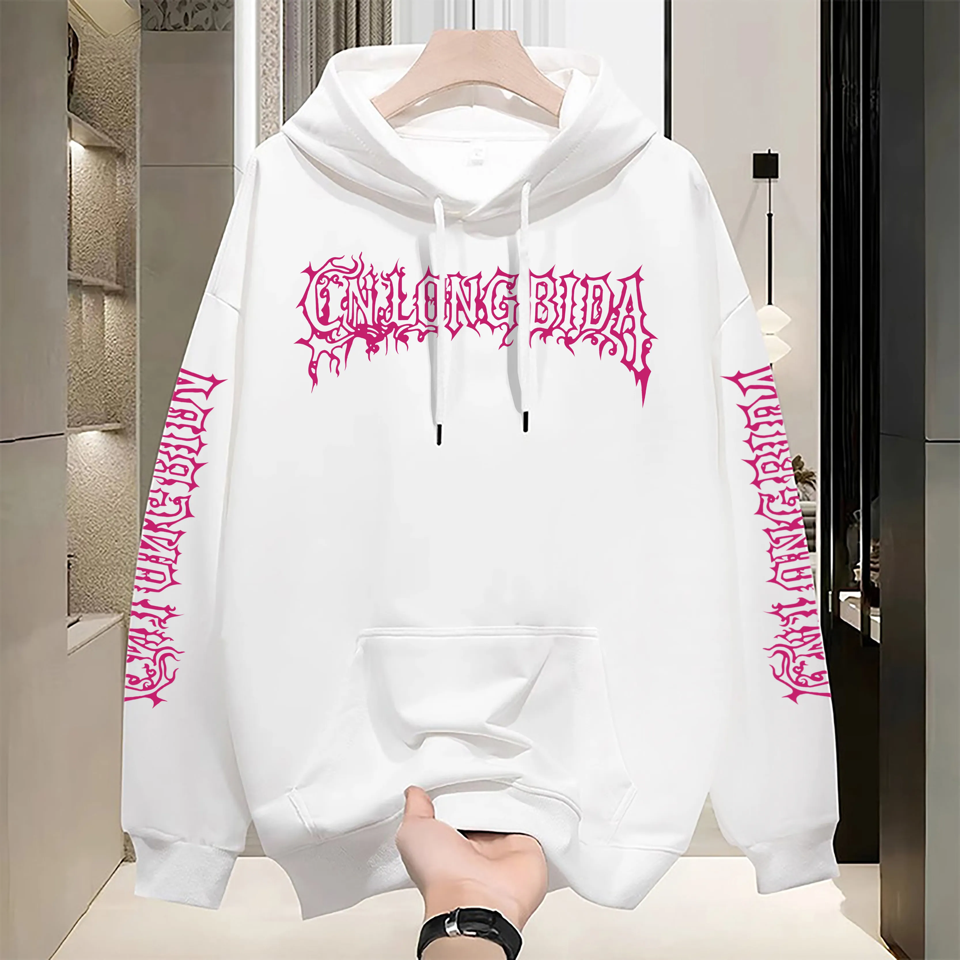 Mens And Womens Double Sided Wearable Hoodie Gray... From 