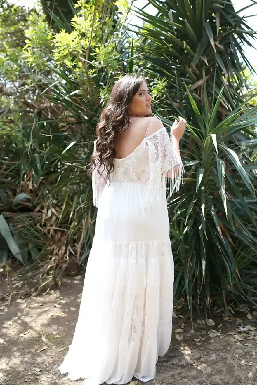 Abito lungo da donna in chiffon a maniche lunghe primaverili Abito boho vintage a pois Abito da spiaggia casual Vestido – acquista a prezzi convenienti sul marketplace