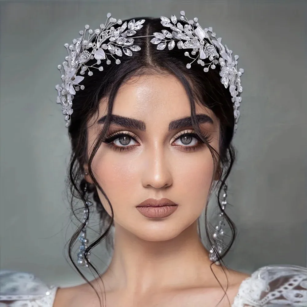 Tiara Principessa Con Cristalli E Strass: Corona Per Sposa O Ballo - Foto 3