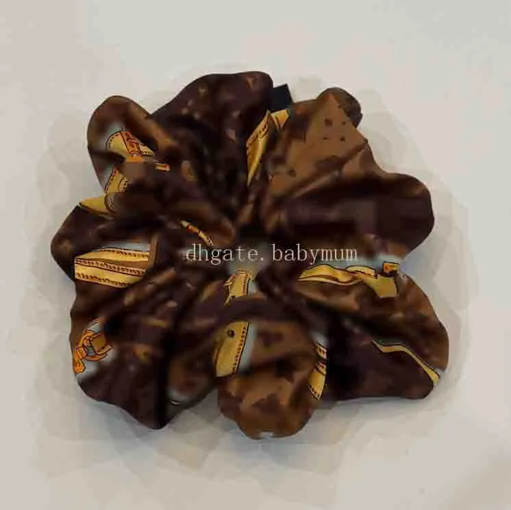 Vintage Flowel Scrunchie   Designer Ponytail Holder... 