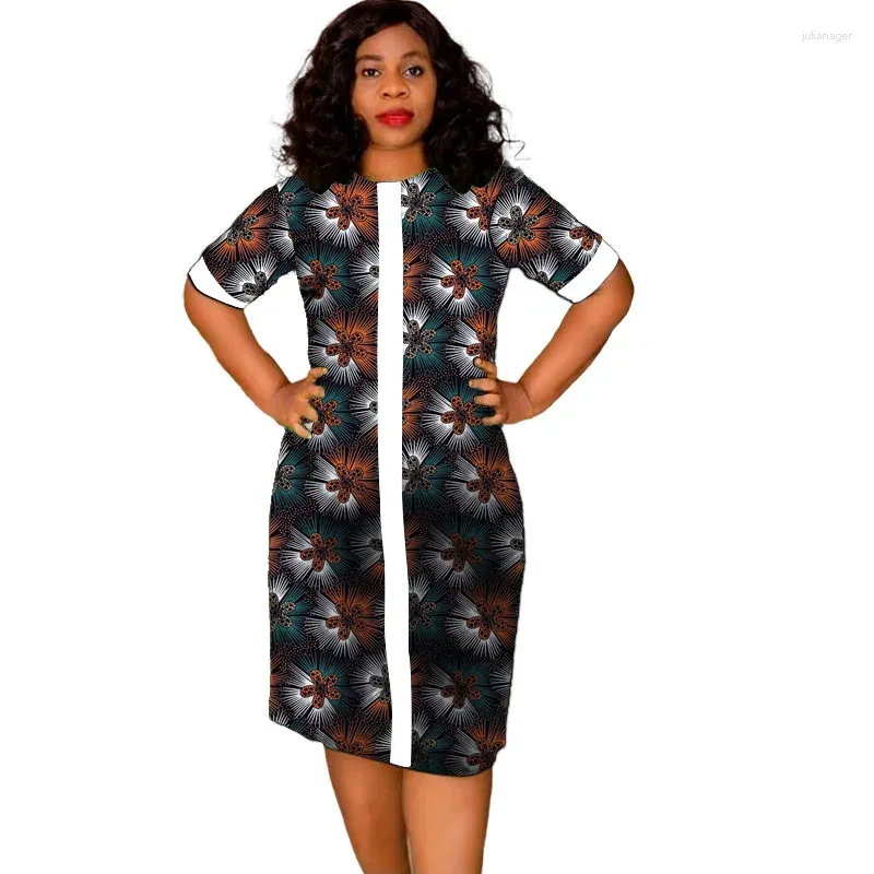 White African Party Dress Women Ethnic Print O-Neck Tailor Made Kanga  Clothing from Dhgate Ethnic Clothing - price 49.35