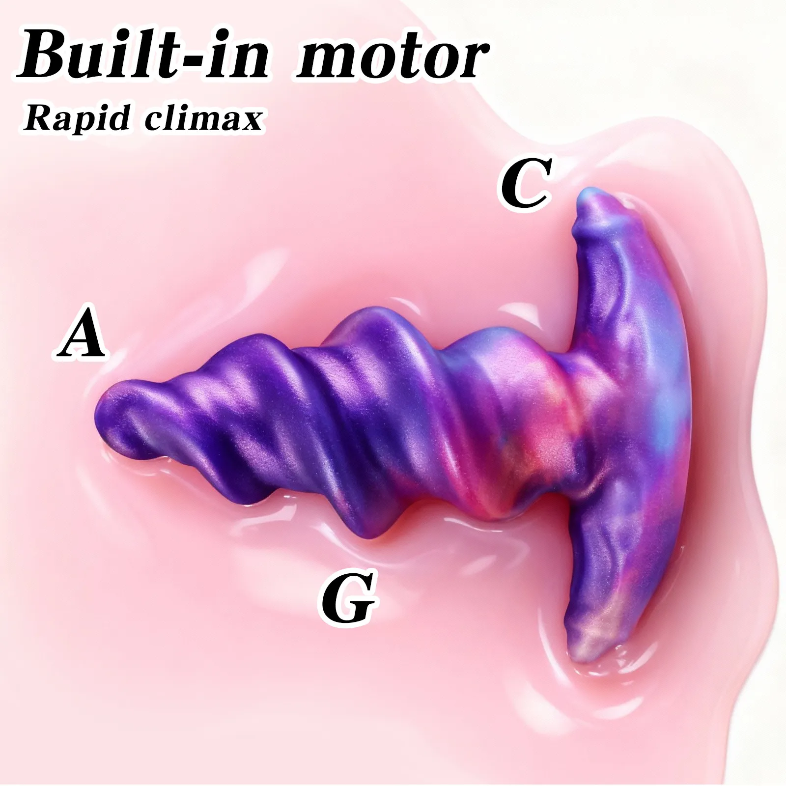 Hot Selling Spiral Wearable Anal Plug Colorful... From 31,3 €