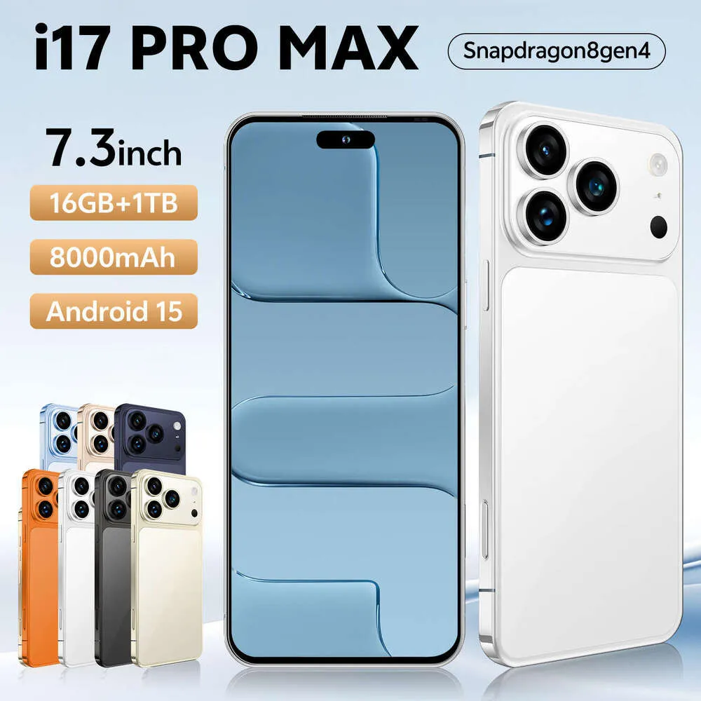 I17 Pro Max Android Smartphone 7.3 Inch Display  ... 