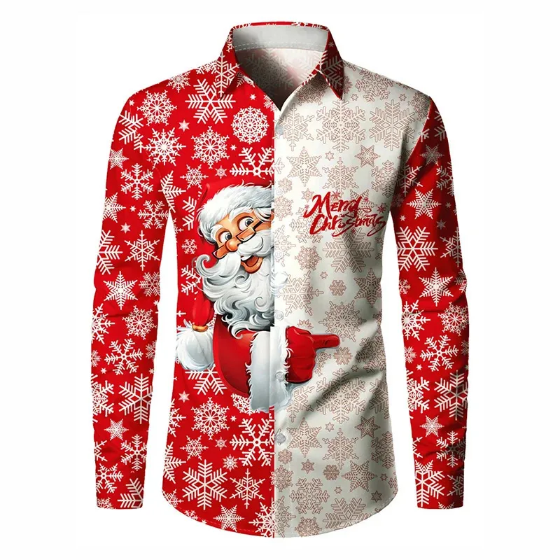 thumbnail image 2 of Black Santa Long Sleeve Tee: Merry & Melanated Christmas T-Shirt 2 of 14