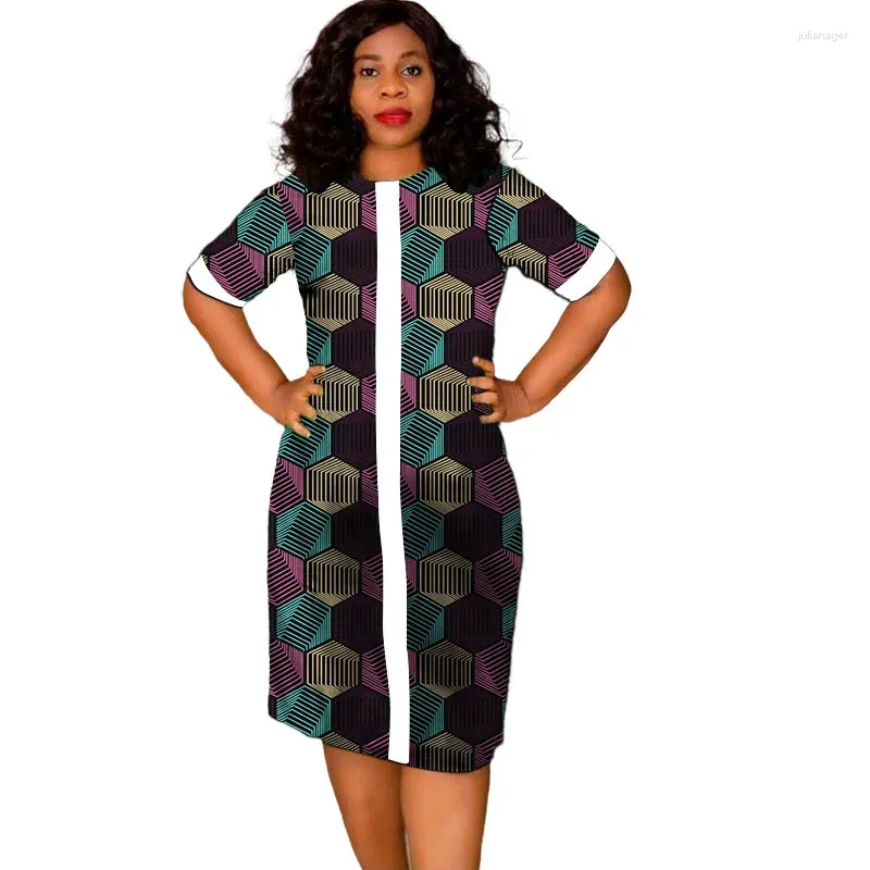 White African Party Dress Women Ethnic Print O-Neck Tailor Made Kanga  Clothing from Dhgate Ethnic Clothing - price 49.35