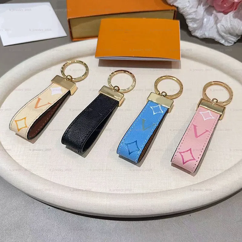 Luxury designer keychain with 24K gold plated zinc alloy and leather ...