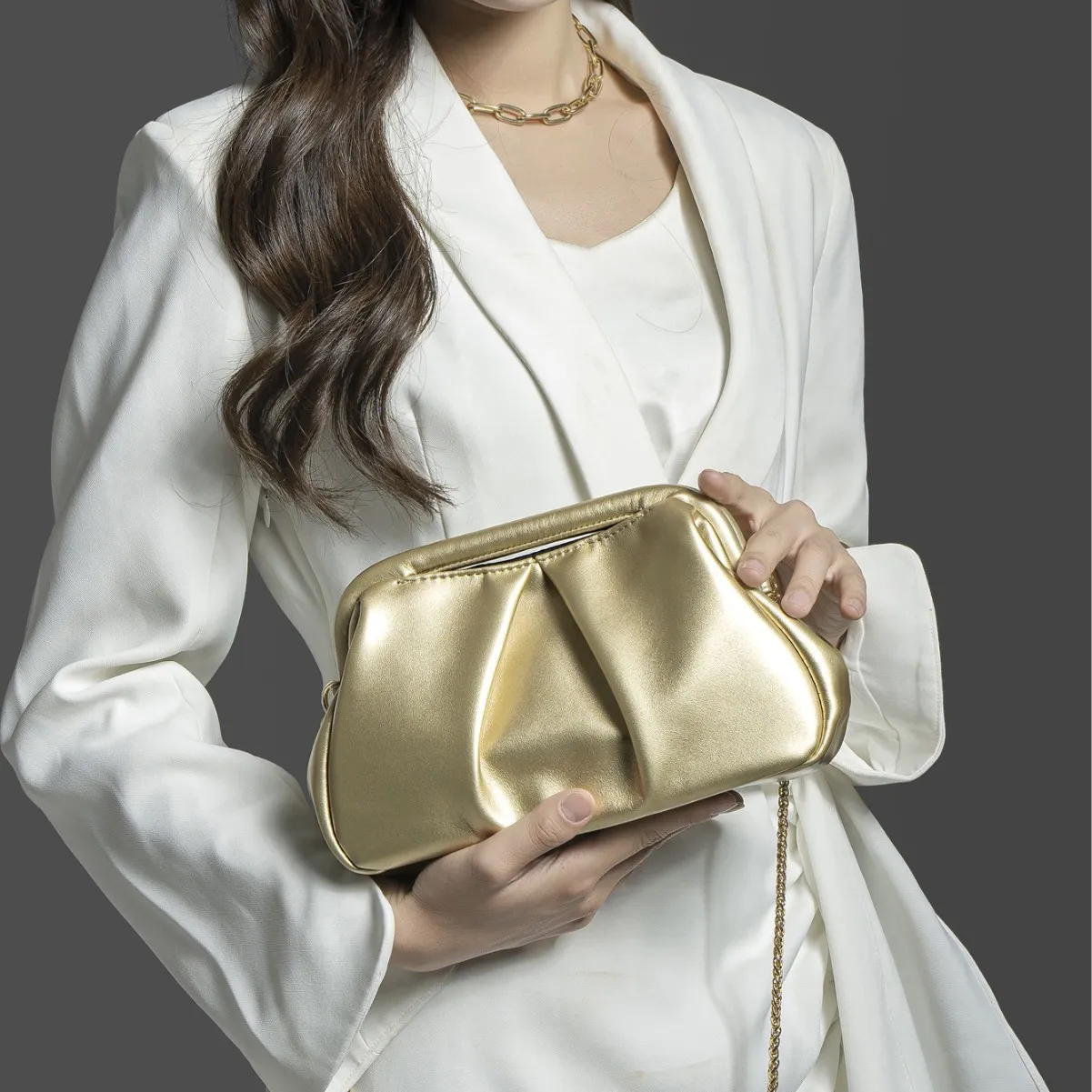 Luxury Bag 2026 Womens Gold Tone Chain Bag, From 16,7 € | DHgate