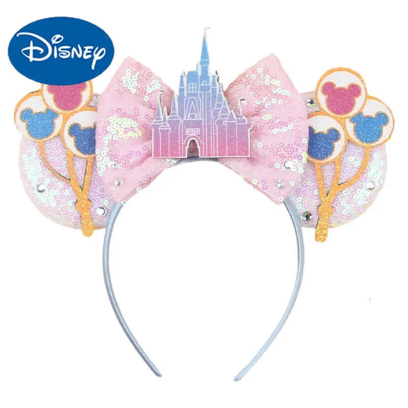 Disney 2023 Mickey Ears Sequin Castle Disneyland... 