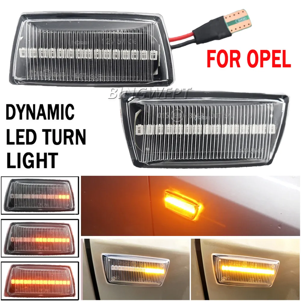 thumbnail image 2 of Dynamic LED Side Marker Light – Front Indicator – For Opel Astra H MK5, Insignia, Zafira, Adam 2 of 3