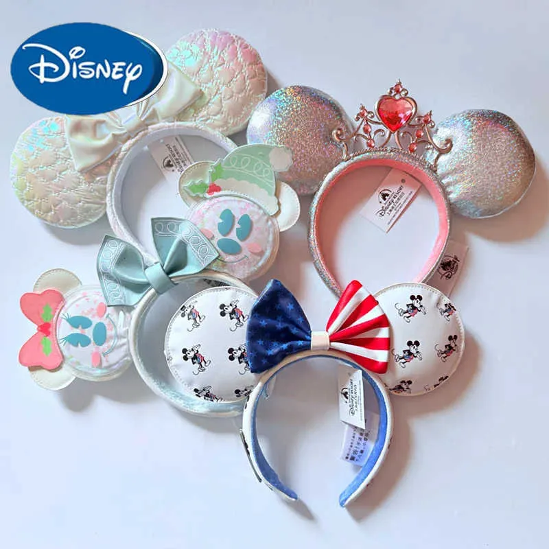 Disney Sequin Disneyland Headband With Mickey Mouse... 