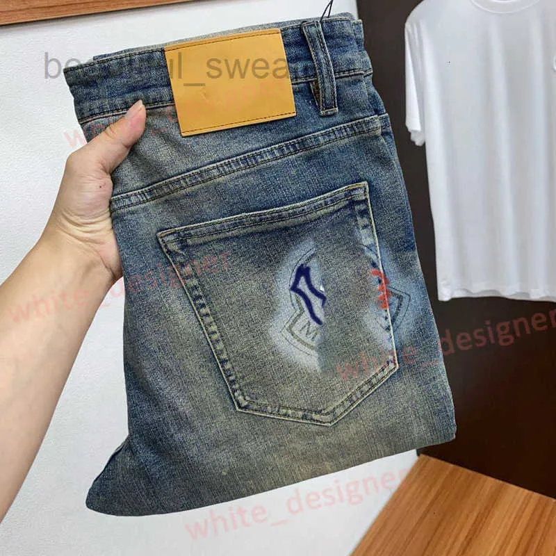 Men's Jeans designer Designer jeans Baggy 2025 Autumn Winter New Slim Fit Casual Fashion Jenas Elastic Versatile denim Pants size 29-40 383u HA5K ELJL