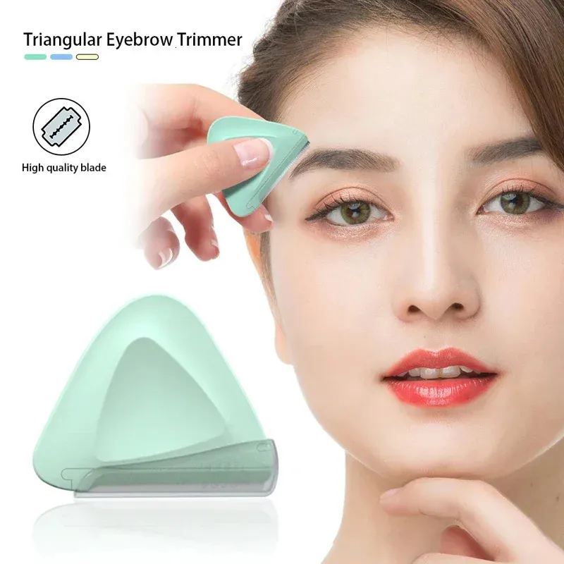 Yunduogirl Triangular Eyebrow Razor Blades for Women Manual Eyebrow ...