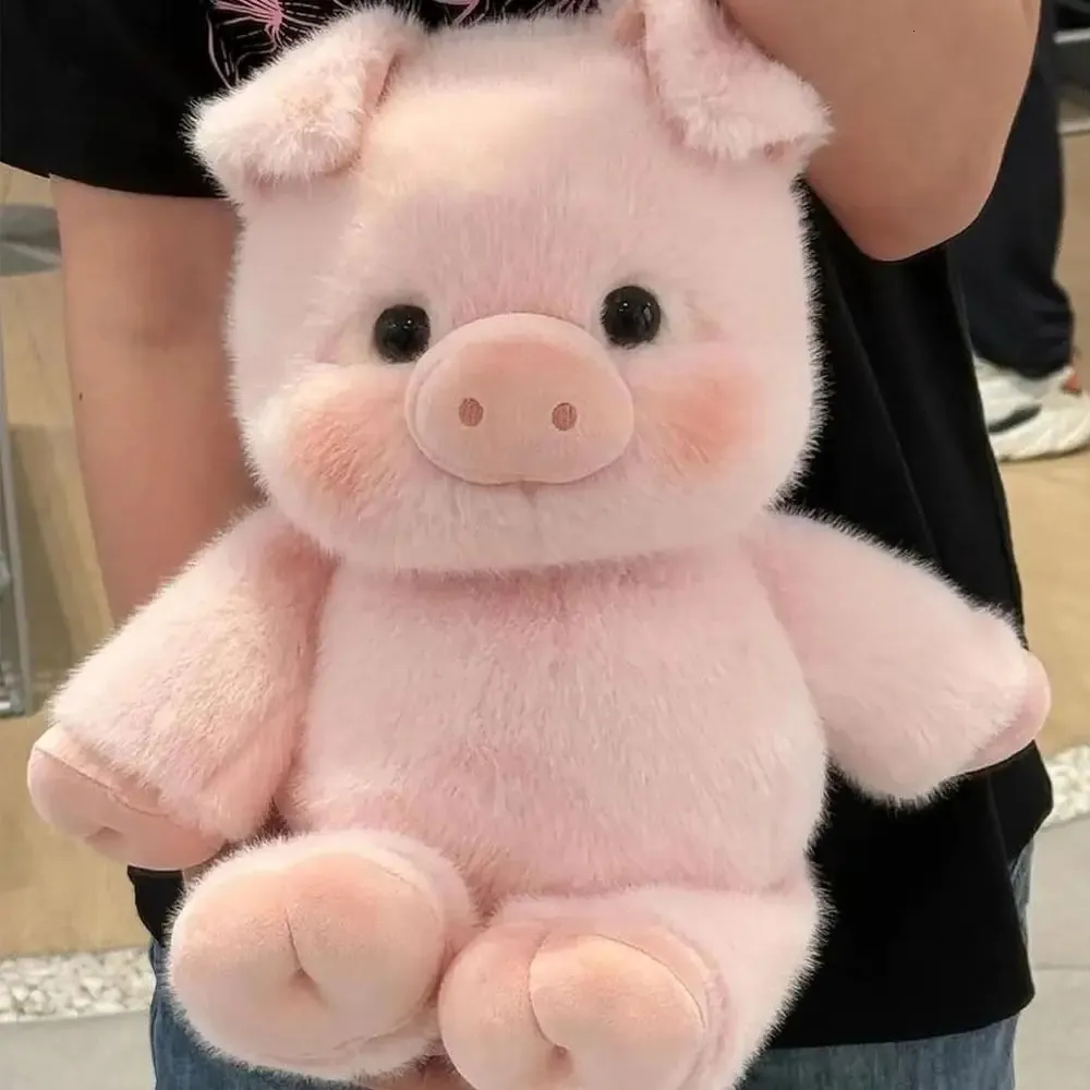 Peluche Cochon Kawaii 25 Cm Avec Biberon – Oreiller Doux Et Mignon En Cristal Super Doux, Cadeau Parfait Pour Enfant