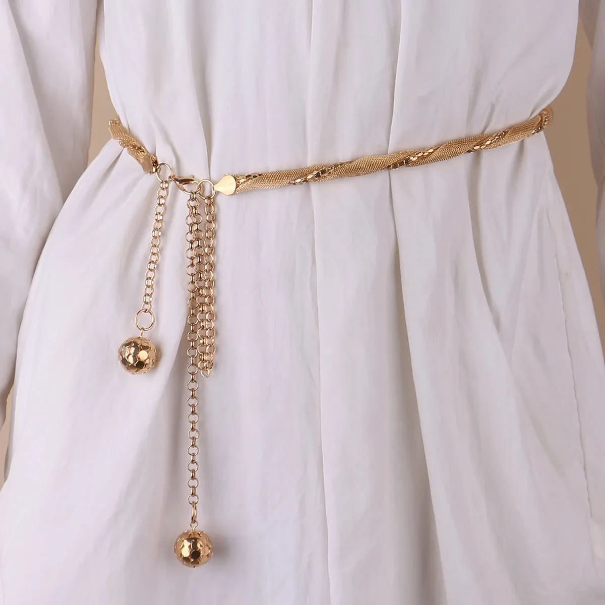 fancy gold belts for dresses Network Woven Metal Rope Chain Women... From Xing05, $6.96 gold chain belt for dress