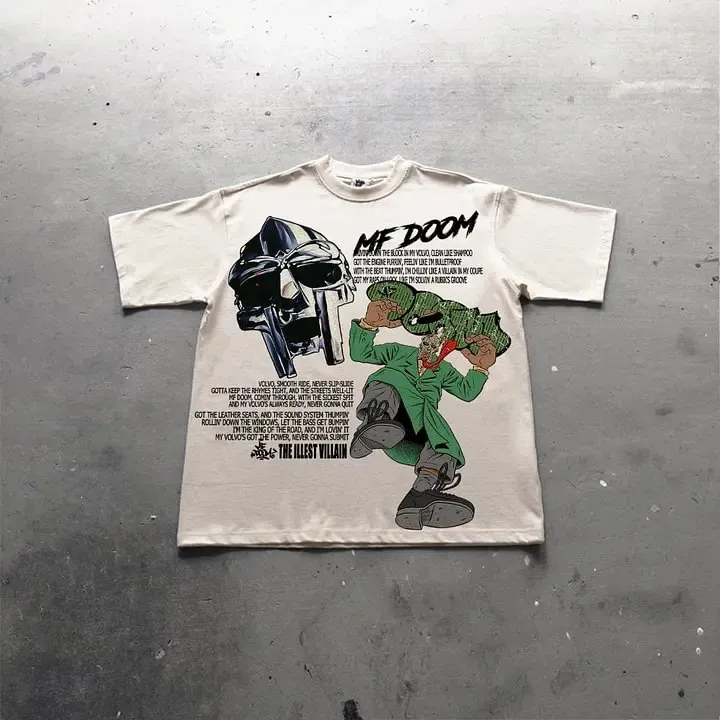 Vintage MF DOOM Graphic Shirt, The Illest Villain Tee | DHgate