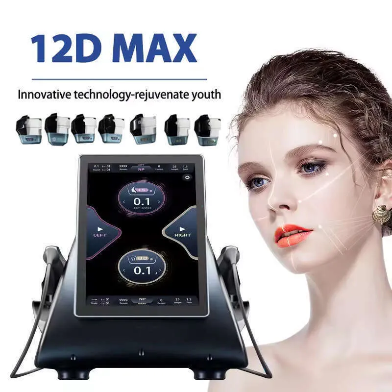 Ultrasound HIFU Anti Aging Machine 12D Max 7 Cartridges 1280W Skin ...