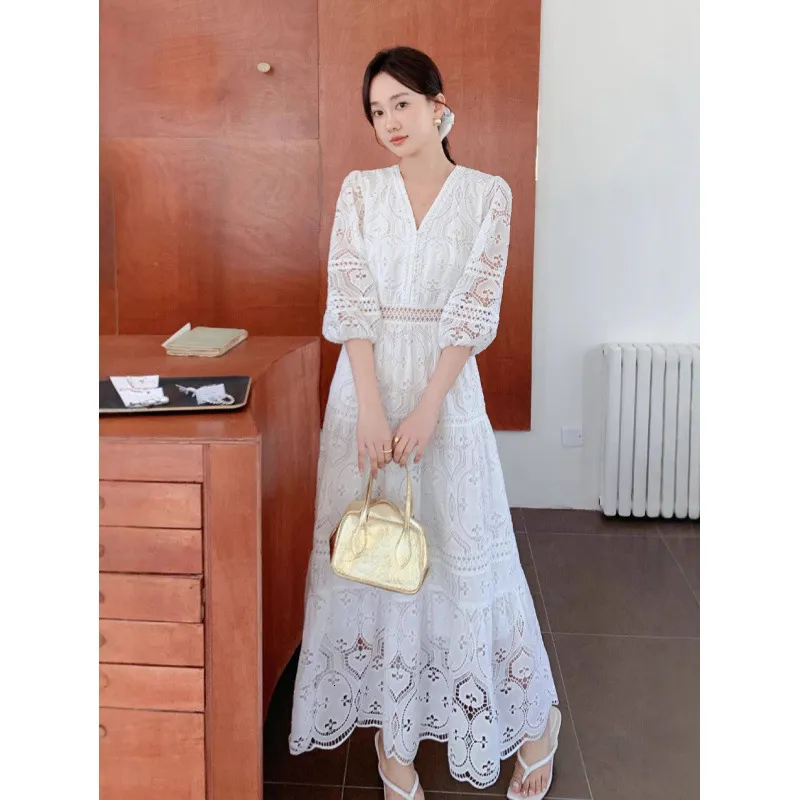 chinese dress ladies Love in Layers Ruffle Chiffon Maxi Dress