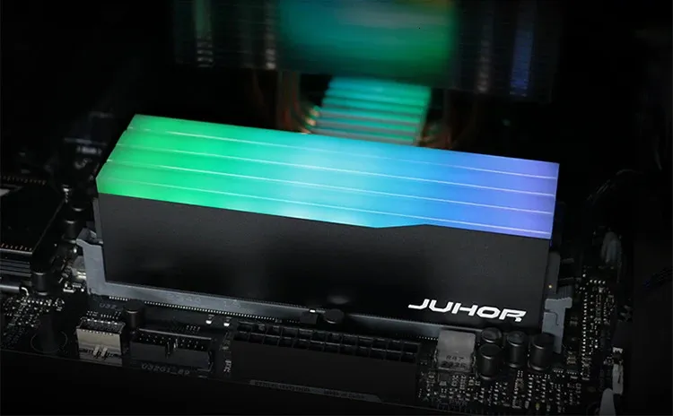 JUHOR DDR5 RGB 16GB 6000MHz Desktop PC5 DIMM Memory Module from