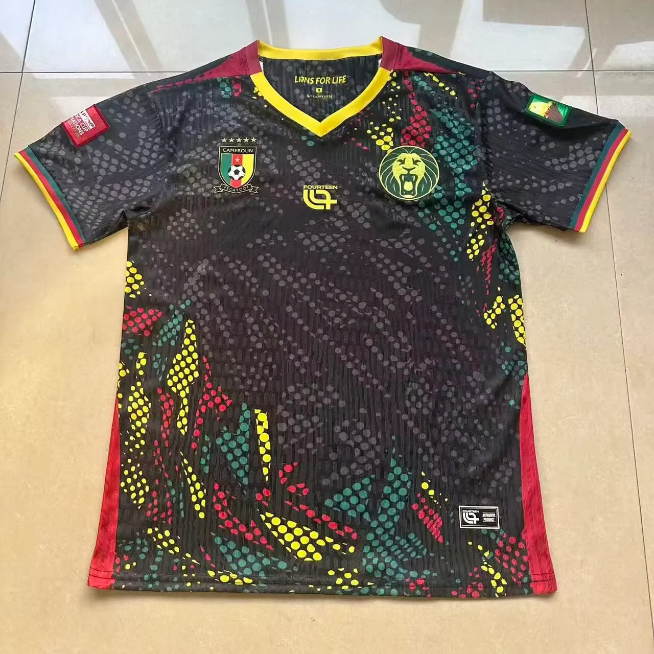 New + Retro 2026 Cameroon Soccer Jerseys ANGUISSA From