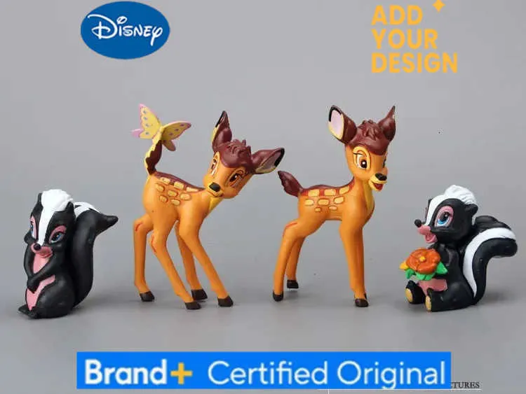 Disney 7 Adet Karikatür Bambi Geyik Oyuncaklar PVC Yi TL367.17