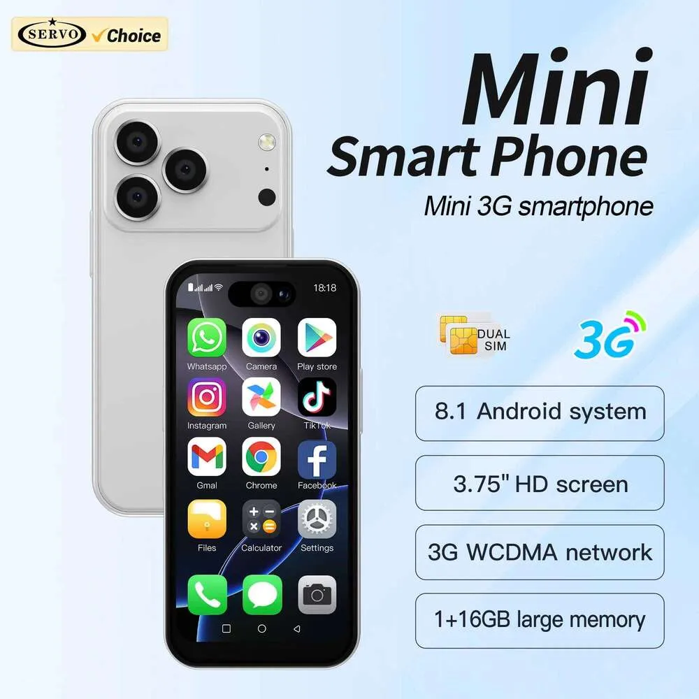 Small Smartphone Android System 2GB RAM 8GB ROM 2MP Camera 3.7 in ...