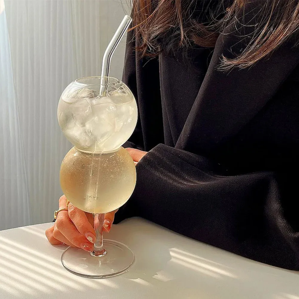 Creative Cocktail Glass Cup Height Crystal Champagne Glass Wine Glass  Goblet 3D Rose Valentine Party Juice Wine Cup Bar Tool 251215BJ