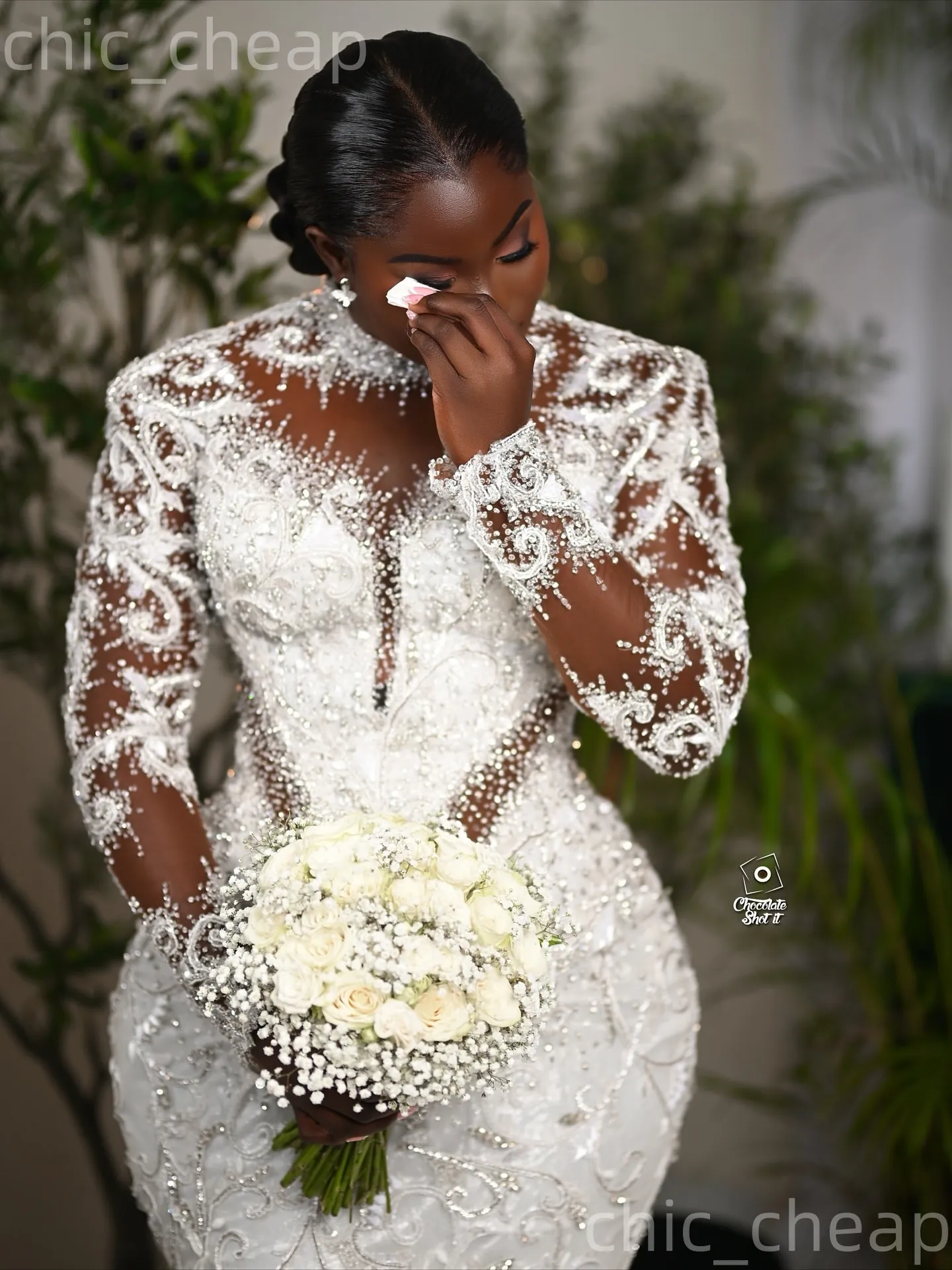 knee length dresses for ladies Jovani Bridal JB02579 Size 8 Long Sleeve Lace Mermaid Wedding Dress Backless V Neck main image 0