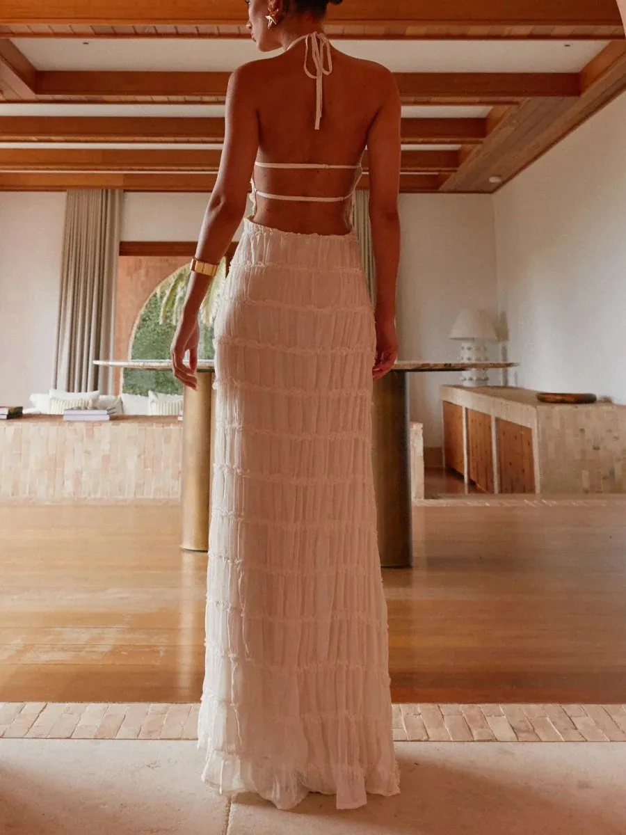 Women Elegant Backless Long Dress Halter Tie Neck... From 10,13 | DHgate Women Elegant Backless Long Dress Halter Tie Neck... From 10,13 | DHgate