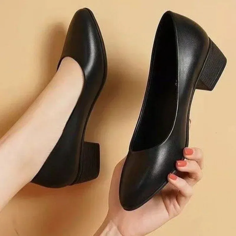 comfortable low heel black dress shoes IDIFU Closed Toe Heels Block Pumps Shoe 5 | Strappy Wedding Bride Bridesmaid Prom Graduation Business Trendy Formal Cute 2 inch Short Small embossed patent finish adds texture and dimension Buy shoes Nuria. Audley