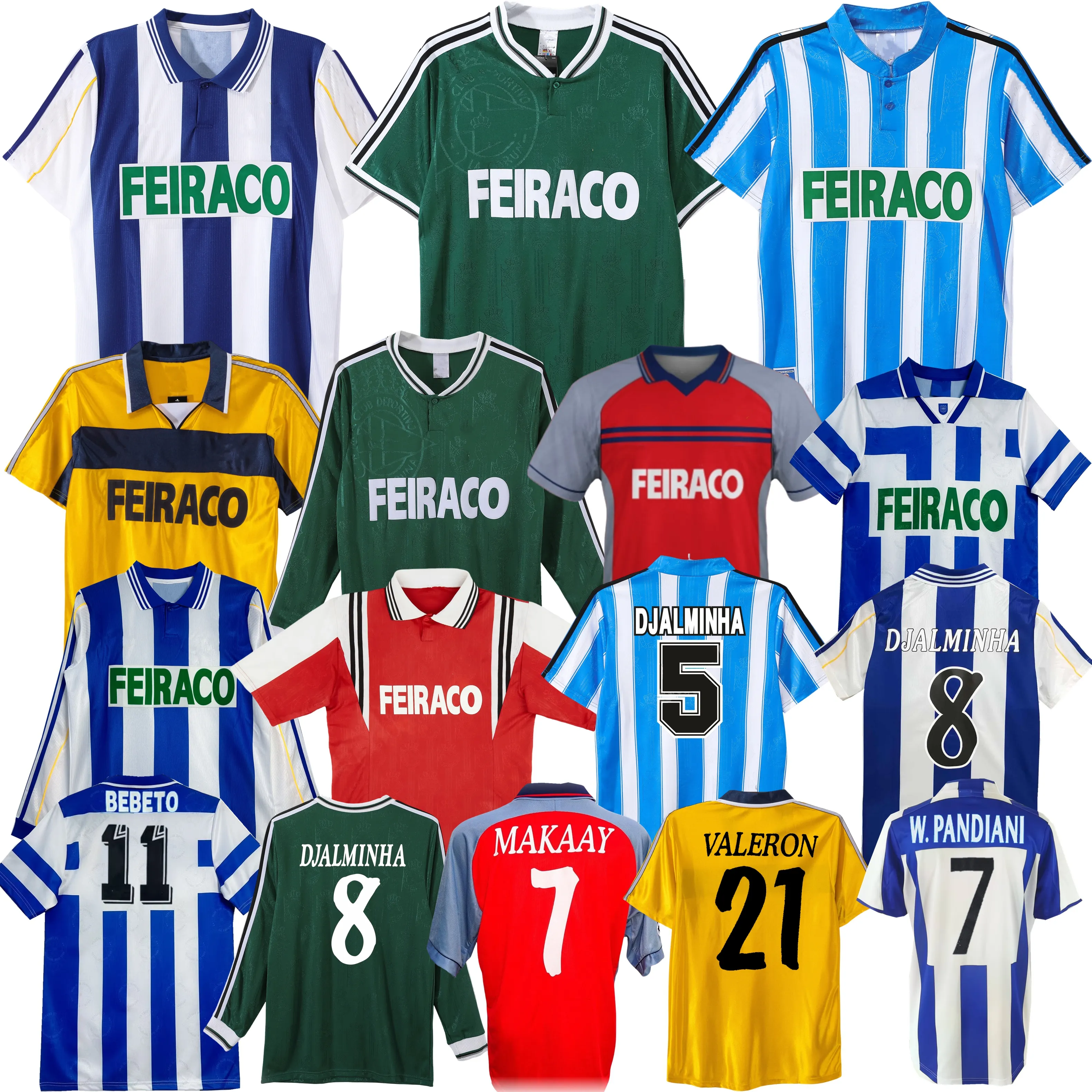 Maillot Vintage Deportivo La Coruña 1999/2000 Ou 2003/2004 - Makay Tristan, Neuf