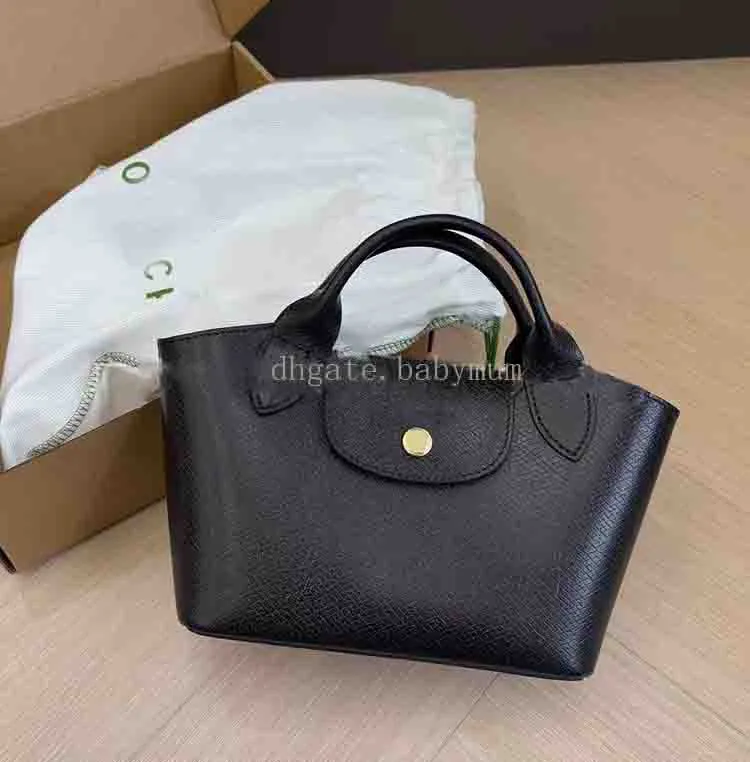 Luxury Dumpling Bag Womens Genuine Leather Mini Tote... 