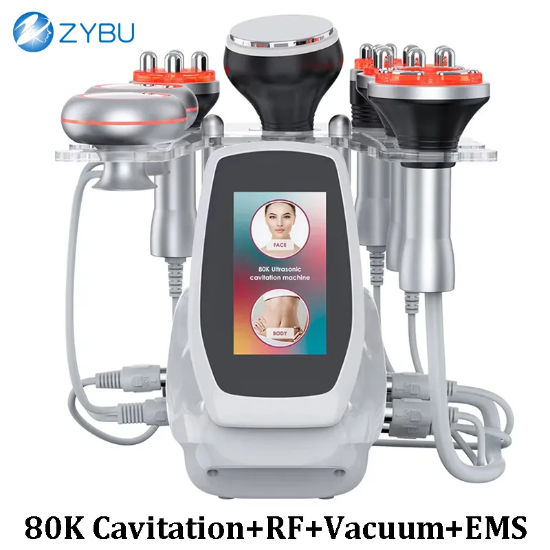 高度な 80k キャビテーション高周波 EMS ボディ痩身デバイス フェイス