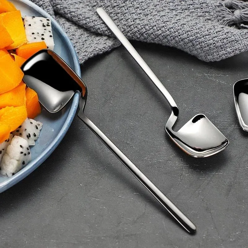 Spoons Creative Long Handle Wall Hanging Spoon Stainless Steel