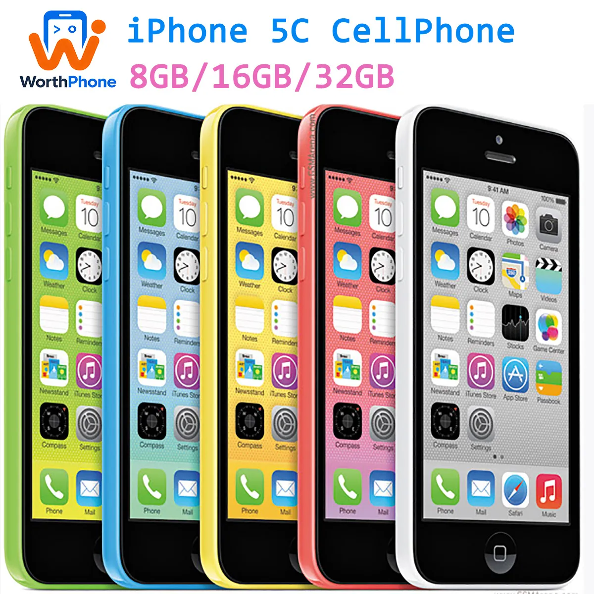 Apple IPhone 5c Kilitsiz Akıllı Telefon 4 İnç Yi TL3,382.56