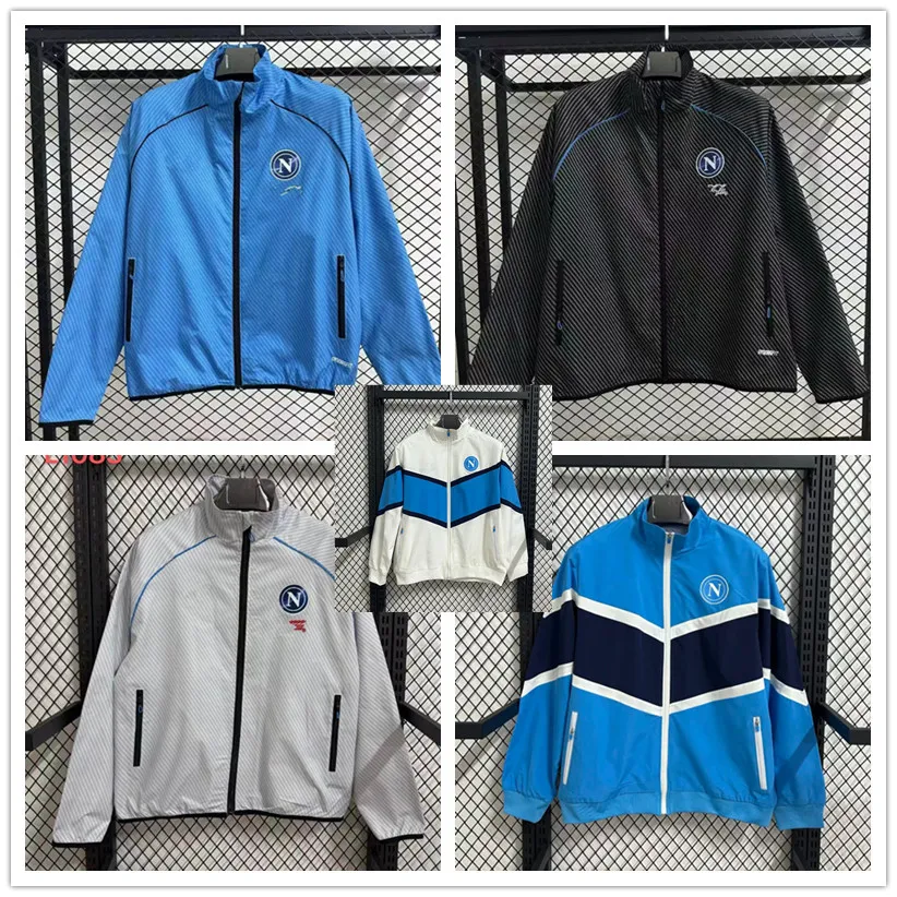 SSC Napoli Windbreaker Tech Fleece Tracksuit With Hoodie And