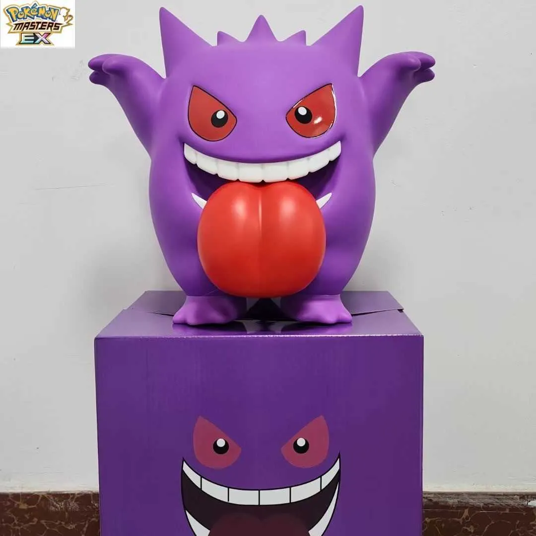 Gengar Şekil 40 Cm Büyük Boy Dil Dışarı Gengar Pokmon Yi TL1