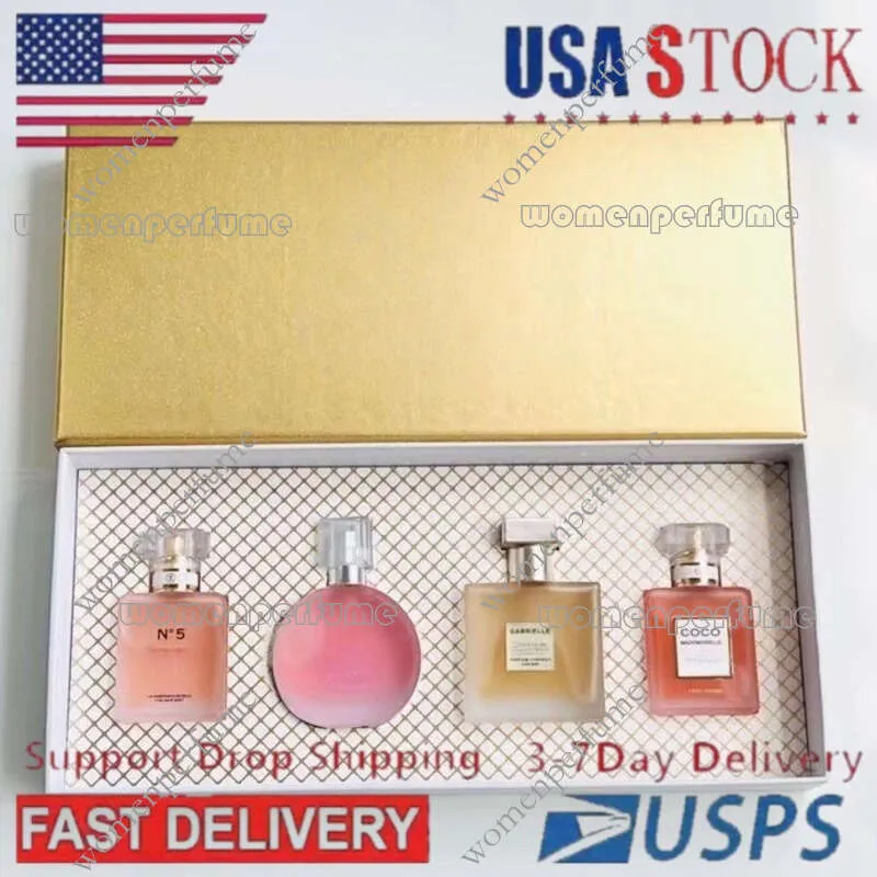 Perfume set for men and women 3, 4, or 50 ml floral parfum gift
