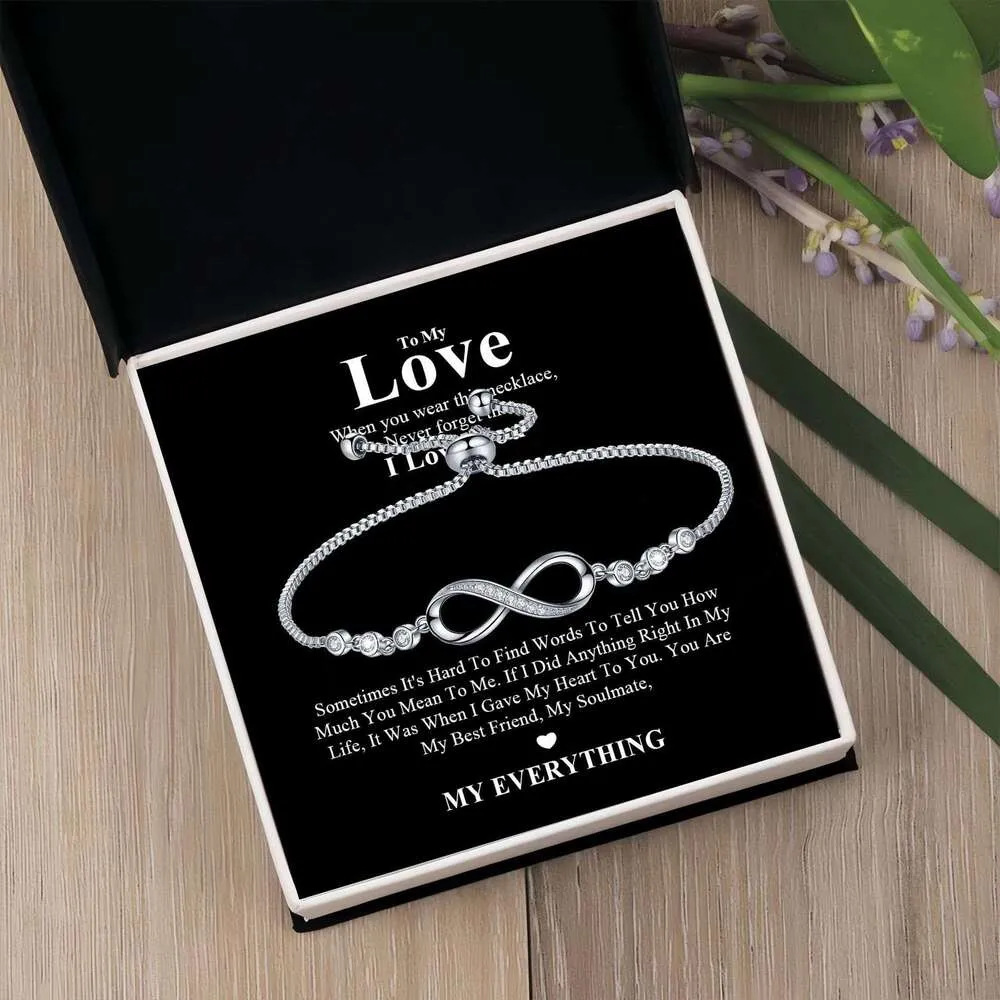 Adjustable Figure 8 Mobius Bracelet Luxury Jewelry_voghion.com