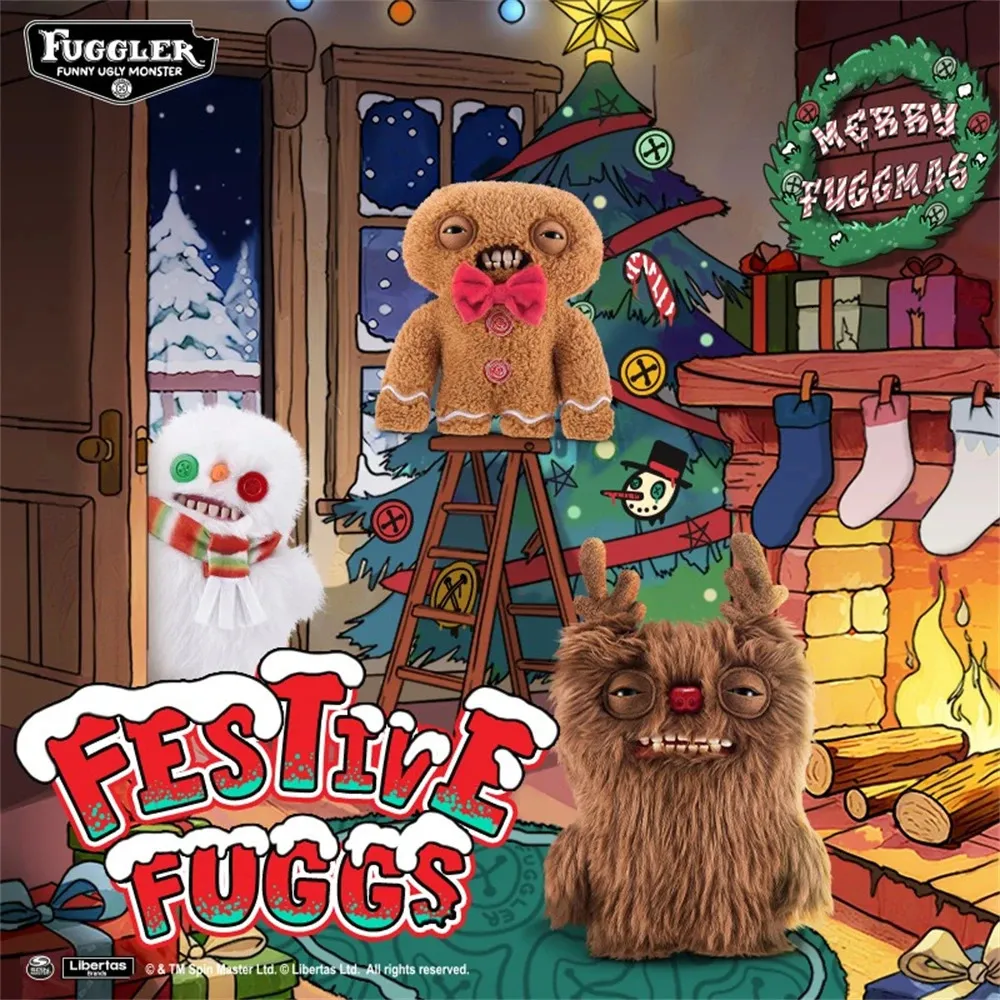 Fuggler Cute Monster Plush Toys Reindeer, Snowman,... From ...