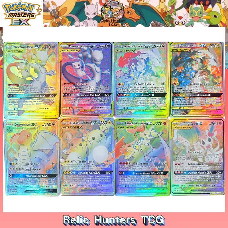 PKM GX EX Vstar holographic DIY PTCG Collection Card Dragonite Paper  Classic Game Anime English Version from Dhgate Card Games - price 34.85
