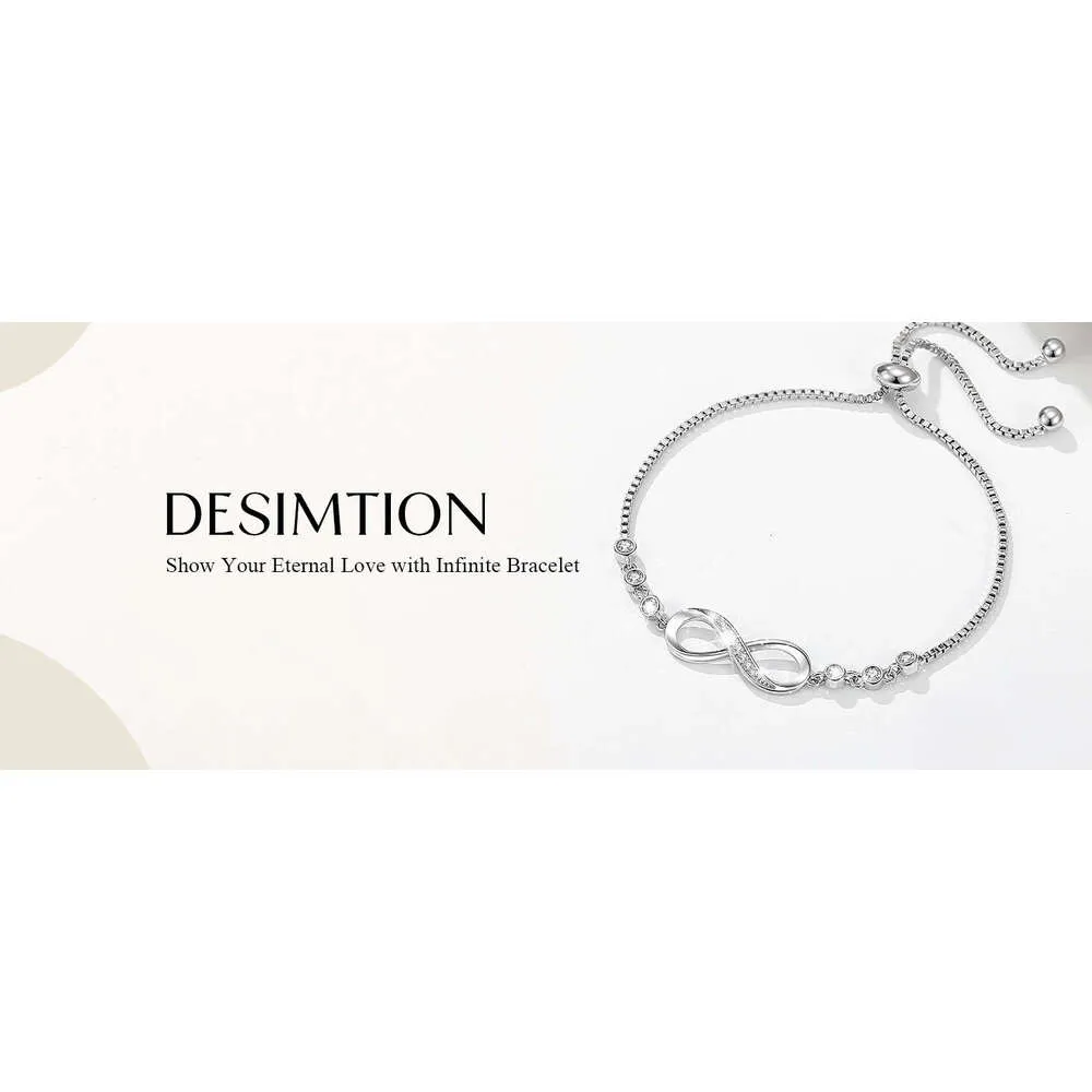 Adjustable Figure 8 Mobius Bracelet Luxury Jewelry_voghion.com