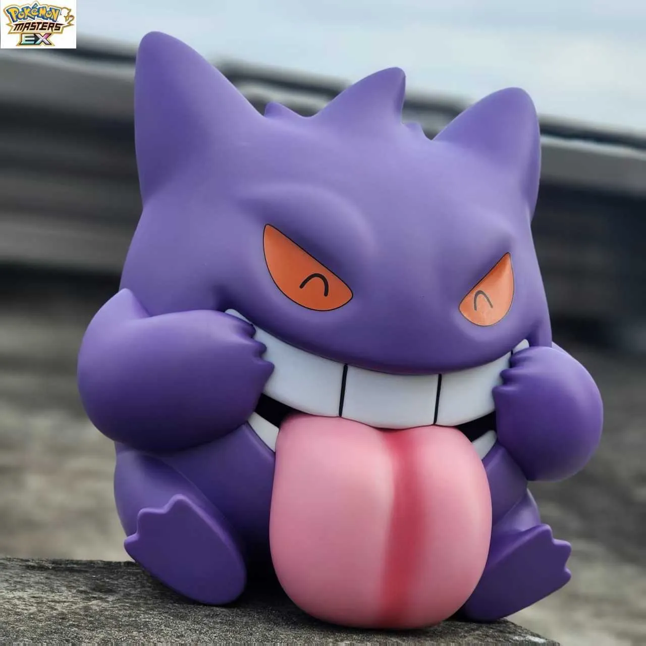 Gengar Şekil 40 Cm Büyük Boy Dil Dışarı Gengar Pokmon Yi TL1