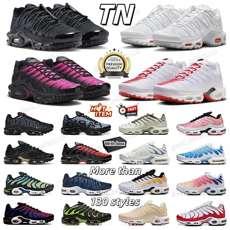 Tn Plus Tns Shoe Men Designer Running Shoes Laces Sneakers Triple