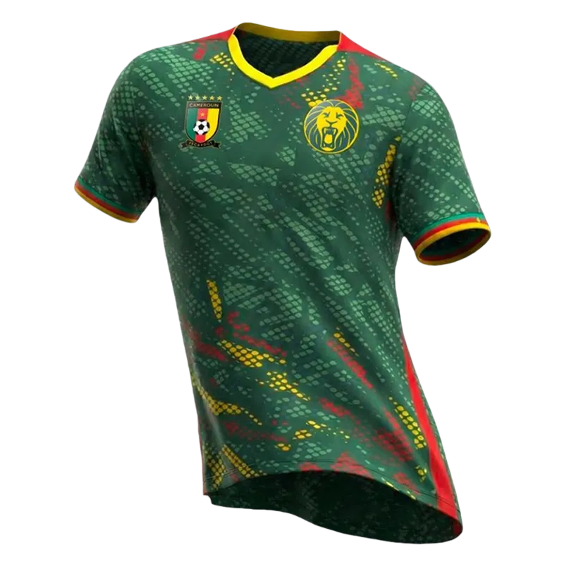 Men's Cameroon Soccer Jersey 2026 Football Shirt Short Sleeve
